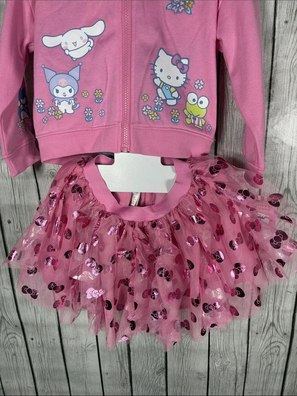 Hello Kitty Pink Hooded Jacket with Pink Tutu Set Size 3T